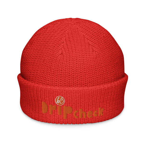 Drip Check Fisherman Beanie