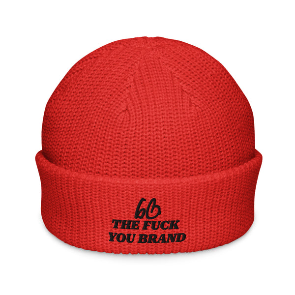 bb THE FUCK YOU BRAND Fisherman Beanie