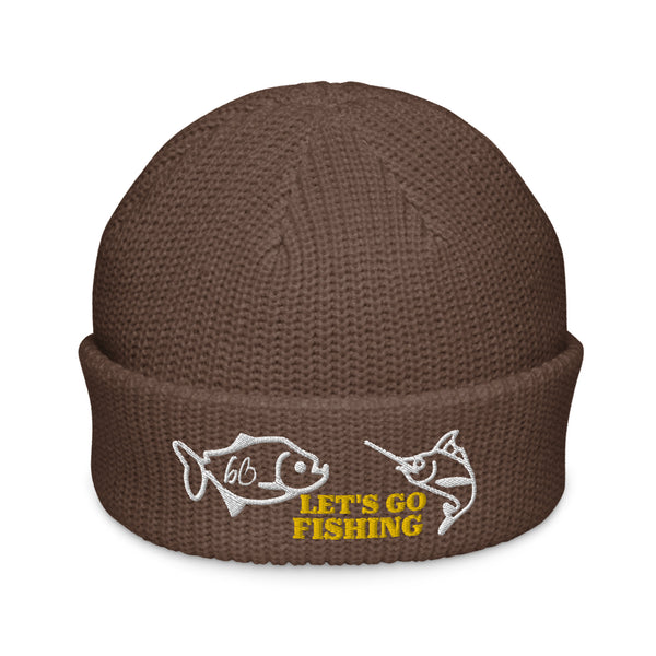 LET'S GO FISHING Fisherman Beanie