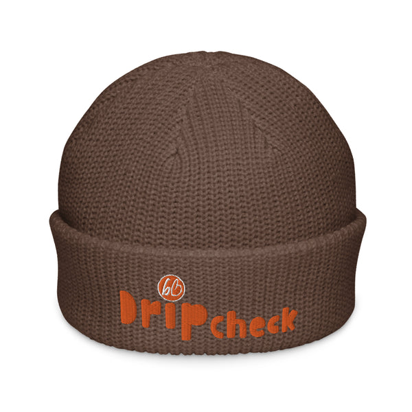 Drip Check Fisherman Beanie