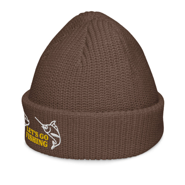 LET'S GO FISHING Fisherman Beanie