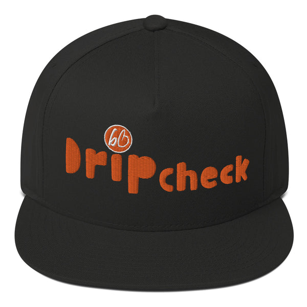 Drip Check Flat Bill Hat