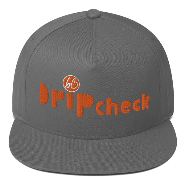 Drip Check Flat Bill Hat