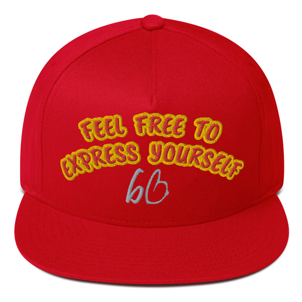 EXPRESS YOURSELF Flat Bill Hat