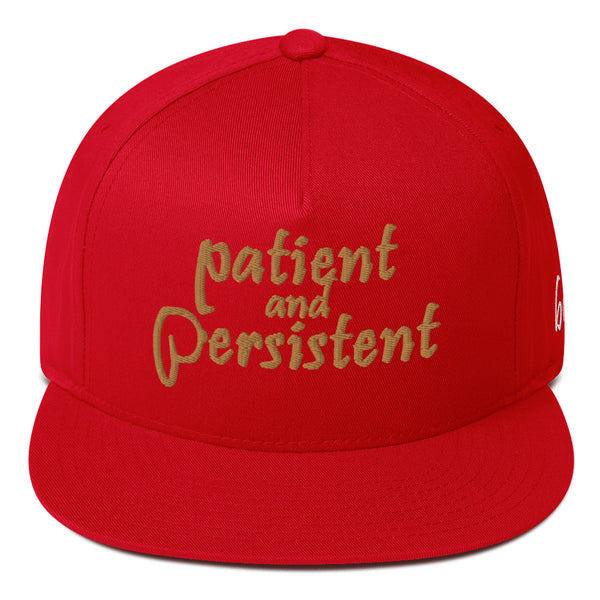 Patient And Persistent Flat Bill Hat