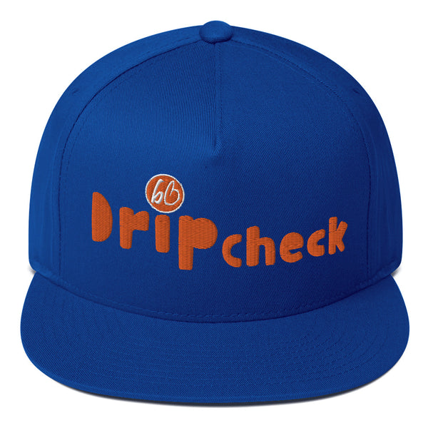 Drip Check Flat Bill Hat