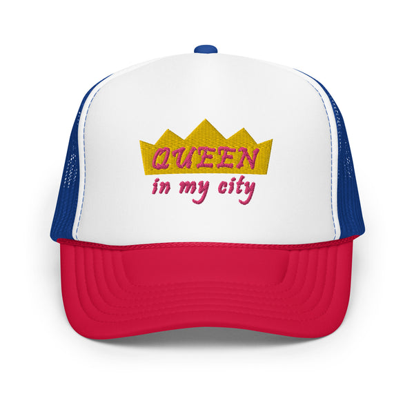 Queen In My City Foam Trucker Hat