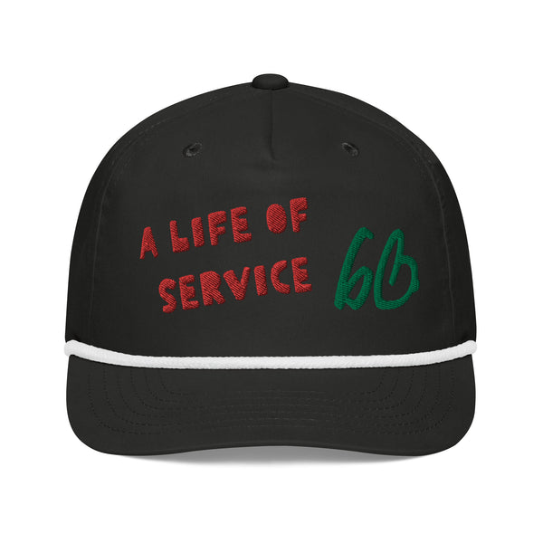 A LIFE OF SERVICE Rope Hat