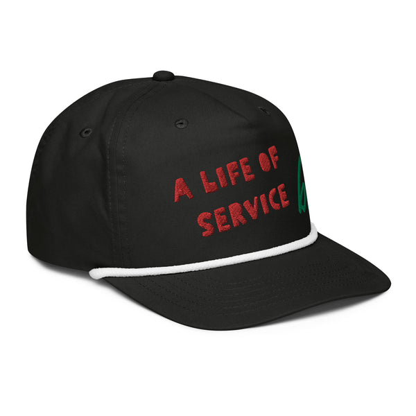 A LIFE OF SERVICE Rope Hat