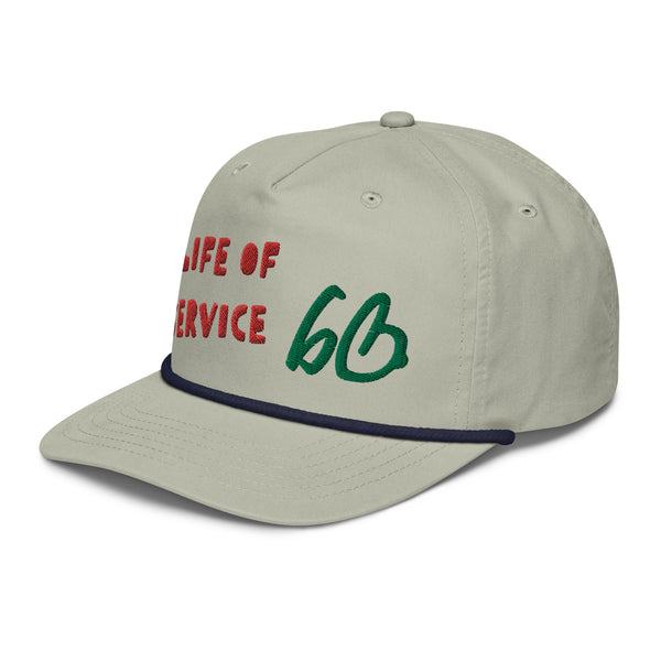 A LIFE OF SERVICE Rope Hat