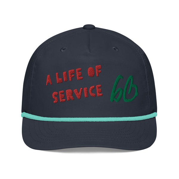 A LIFE OF SERVICE Rope Hat