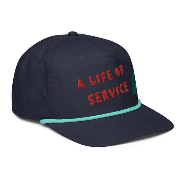 A LIFE OF SERVICE Rope Hat