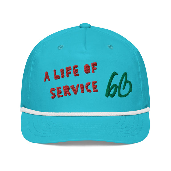 A LIFE OF SERVICE Rope Hat