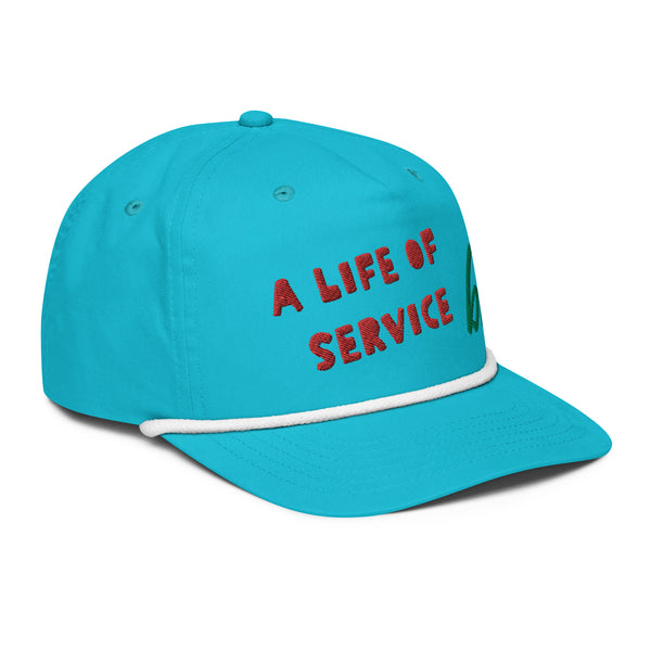 A LIFE OF SERVICE Rope Hat