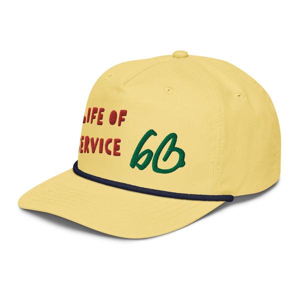 A LIFE OF SERVICE Rope Hat