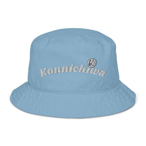 Konnichiwa Organic Bucket Hat