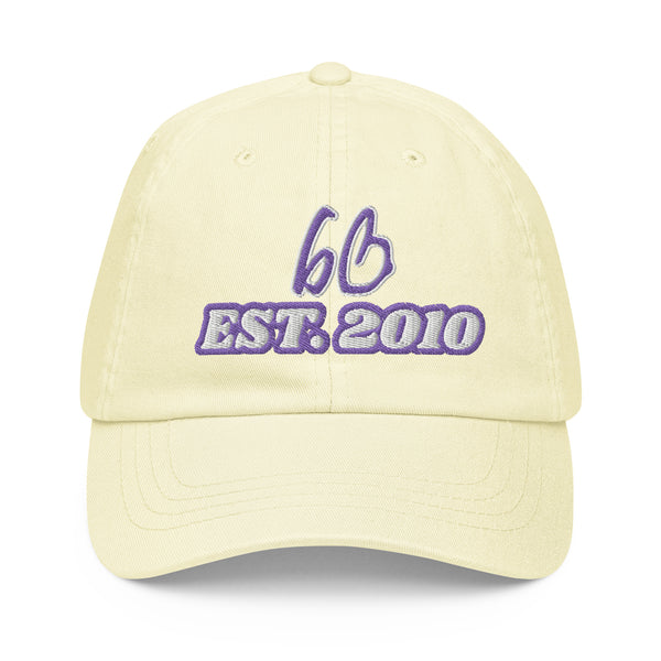 bb EST. 2010 Pastel Baseball Hat