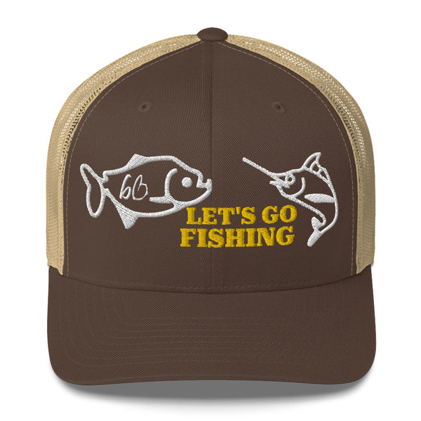 LET'S GO FISHING Trucker Hat