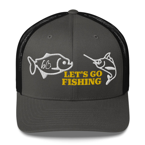 LET'S GO FISHING Trucker Hat