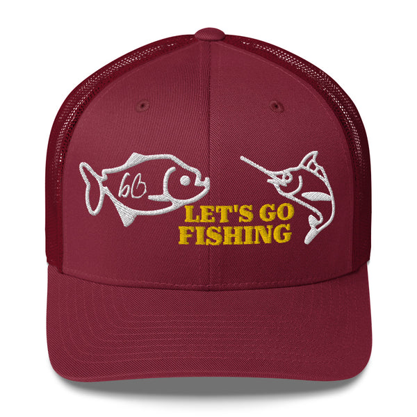 LET'S GO FISHING Trucker Hat