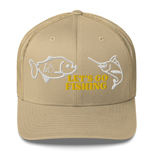 LET'S GO FISHING Trucker Hat