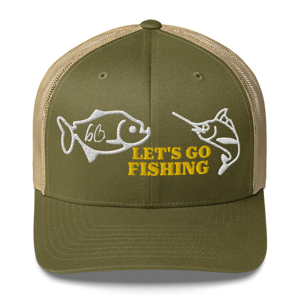 LET'S GO FISHING Trucker Hat