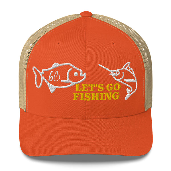 LET'S GO FISHING Trucker Hat