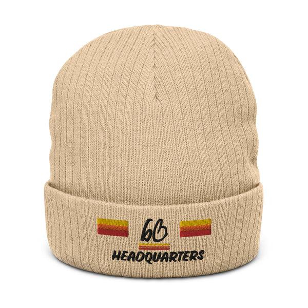 bb HEADQUARTERS Ribbed Knit Beanie