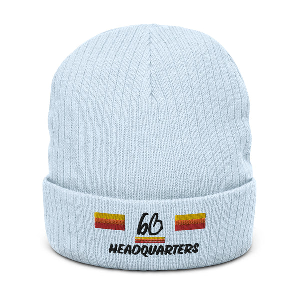 bb HEADQUARTERS Ribbed Knit Beanie