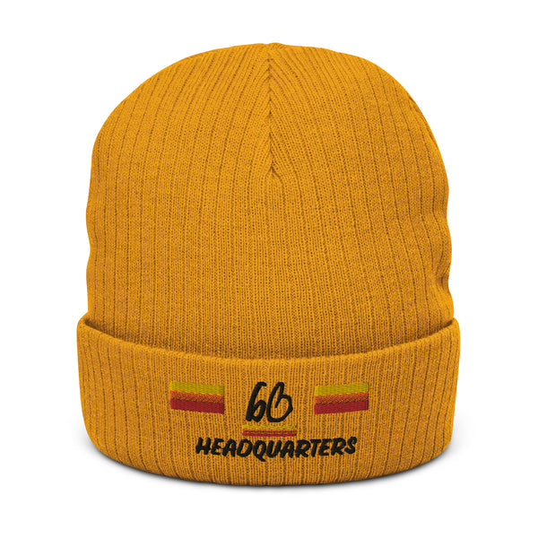 bb HEADQUARTERS Ribbed Knit Beanie