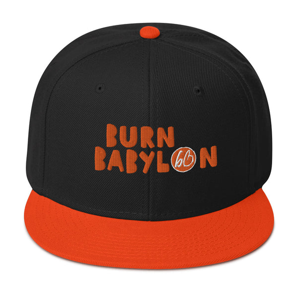 BURN BABYLON Snapback Hat