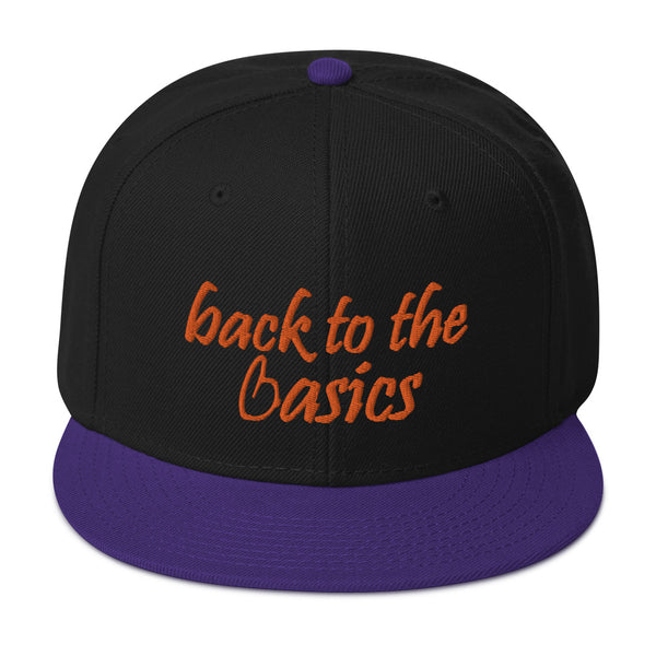 back to the basics Snapback Hat