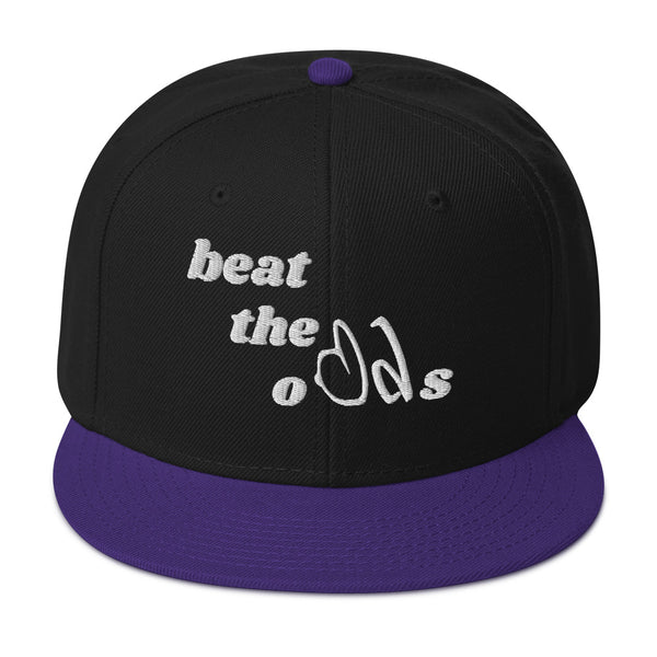 beat the odds Snapback Hat