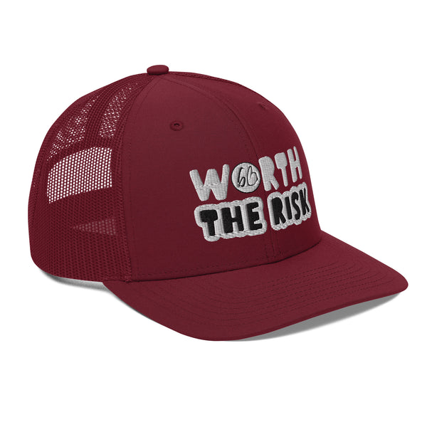 WORTH THE RISK Trucker Hat