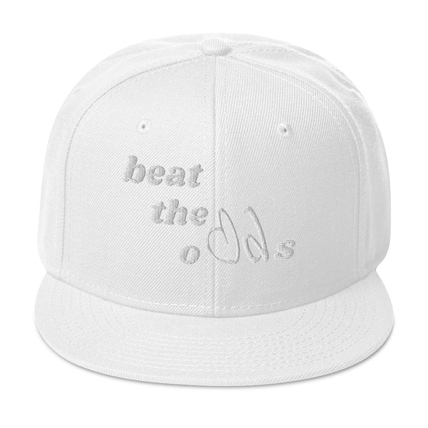 beat the odds Snapback Hat