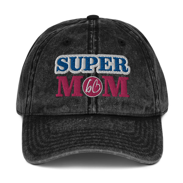 SUPER MOM Vintage Cotton Twill Hat