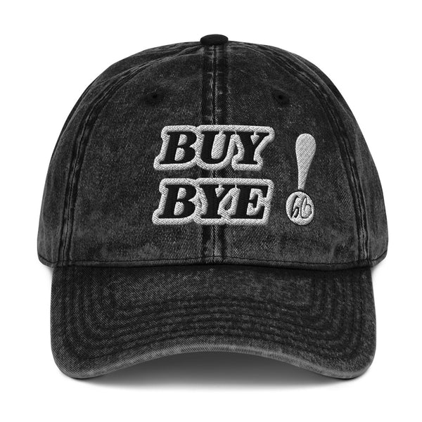 BUY BYE! Vintage Cotton Twill Hat