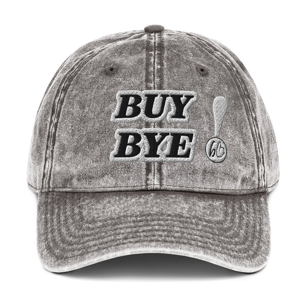 BUY BYE! Vintage Cotton Twill Hat