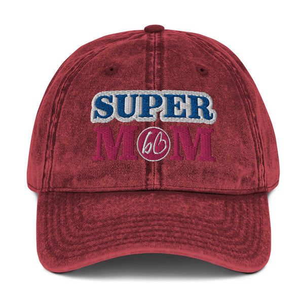 SUPER MOM Vintage Cotton Twill Hat