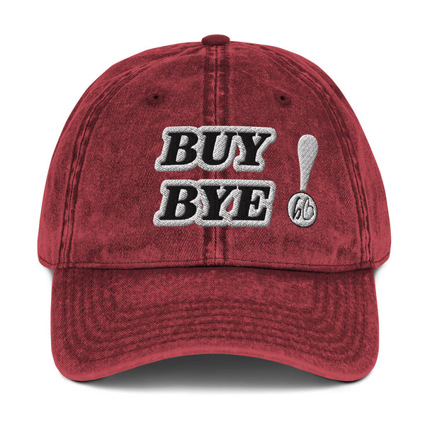 BUY BYE! Vintage Cotton Twill Hat