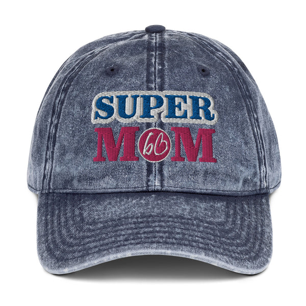 SUPER MOM Vintage Cotton Twill Hat