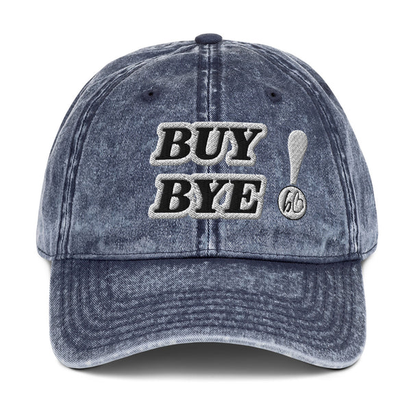 BUY BYE! Vintage Cotton Twill Hat