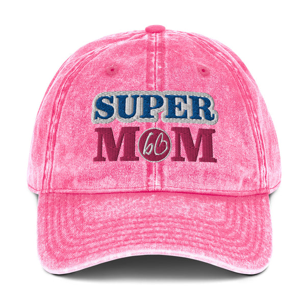 SUPER MOM Vintage Cotton Twill Hat