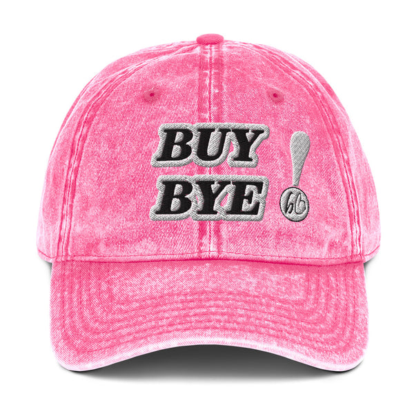 BUY BYE! Vintage Cotton Twill Hat