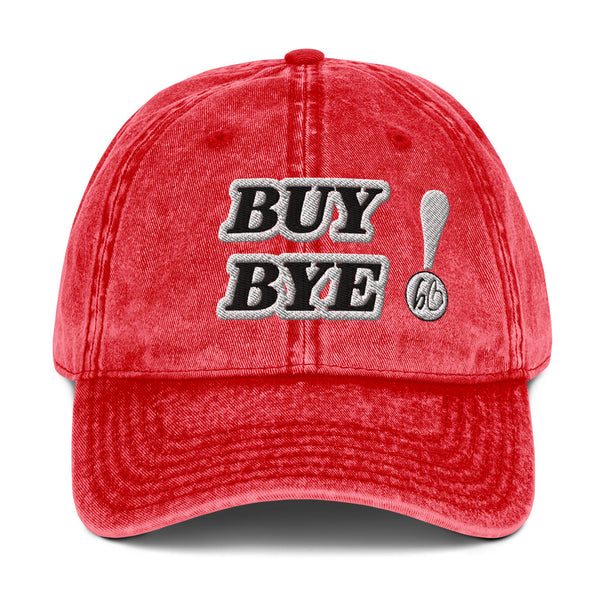 BUY BYE! Vintage Cotton Twill Hat