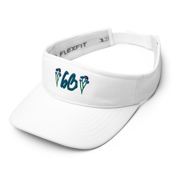 bb Blue Rose FlexFit Visor