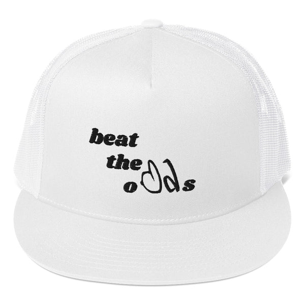 beat the odds Trucker Hat