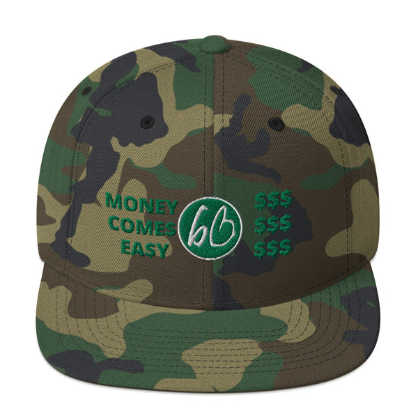 MONEY COME$ EA$Y Snapback Hat