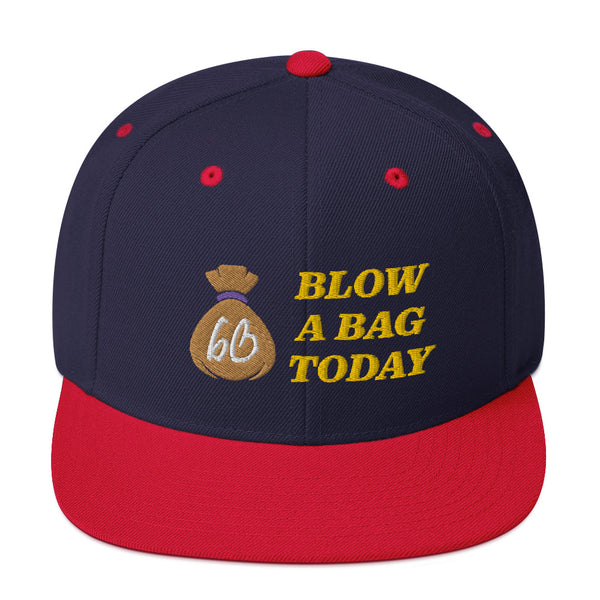 BLOW A BAG Snapback Hat