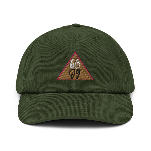 bb Pyramid Logo Corduroy Hat